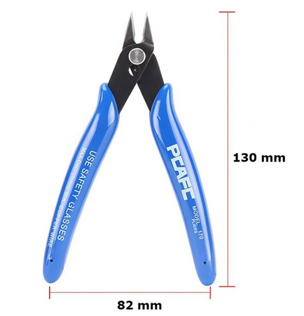 Szczypce precyzyjne boczne tnące 130mm