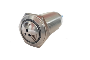 Kontrolka metalowa LED 18mm 12V DC z buzzerem