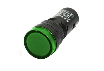 Kontrolka LED 19mm 24V AC/DC zielona