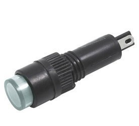 Kontrolka neonówka 8mm 230V AC biała