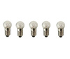 Żarówka wkręcana E10 1.5V 0.3A 0.45W biała 5 szt.