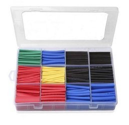 Komplet rurek termokurczliwych kolorowych 560szt pudełko