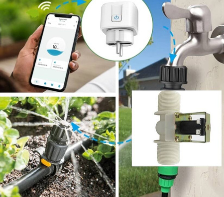 Automatyczny system nawadniania Bezprzewodowy WiFi zawór 1/2''