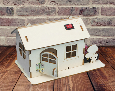 Domek drewniany do samodzielnego montażu DIY STEM