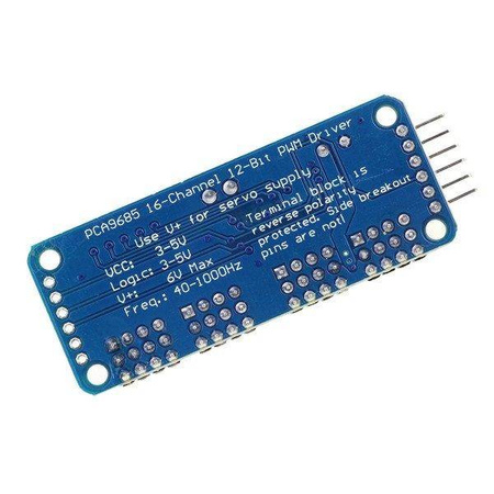 PCA9685 16 kanałowy sterownik serw 12-bit PWM I2C