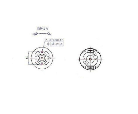Mini silniczek silnik 3-6V MT86