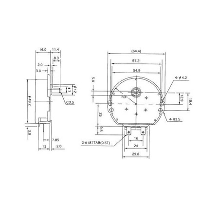 Silnik do talerza mikrofalówki SSM-16HR