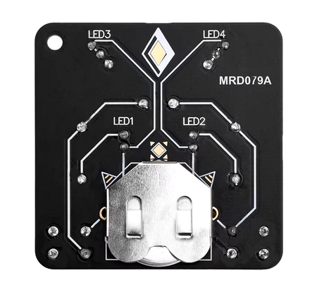 ROBOT elektroniczny LED DIY KIT nauka lutowania