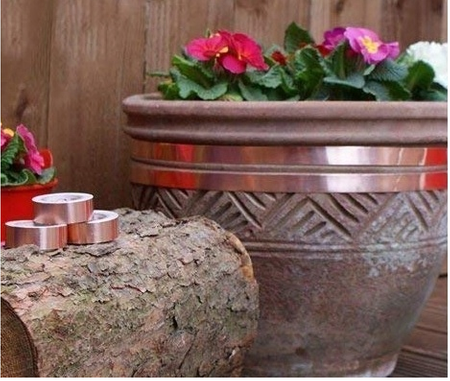 Taśma miedziana EMI z klejem 25mm 25u samoprzylepna 30m