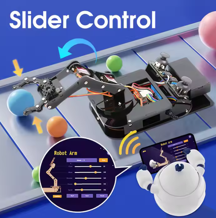 Zestaw edukacyjny Ramię Robota Robotic Arm Kit  DIY STEM