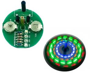 Moduł LED żyroskop bączek KIT do montażu DIY