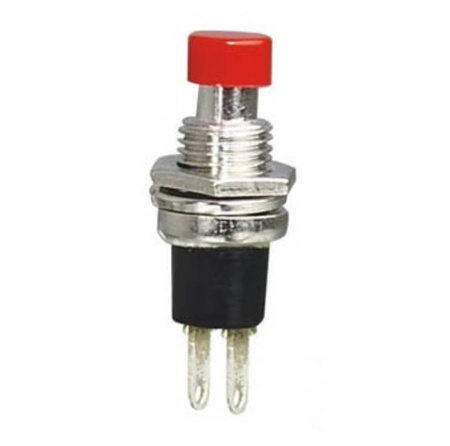 Przycisk PBS-10Bg Czerwony monostabilny 1A 250V okrągły zwierny