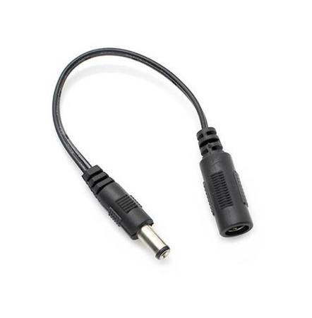 Adapter przejściówka gniazdo 2.1/5.5  wtyk 2.5/5.5