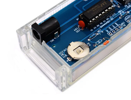 Zegar biurkowy LED z termometrem 5V DIY RGB