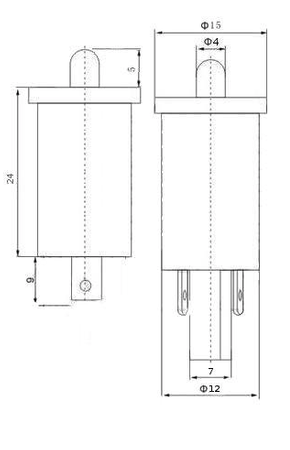 Przełącznik monostabilny zwierny KA5-5 1A 250V