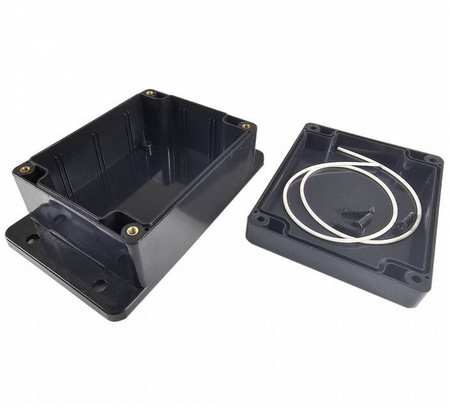 Obudowa hermetyczna OBH87 152x90x55mm czarna IP65 z uszczelką