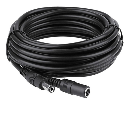 Kabel przedłużacz do zasilania kamer CCTV DC 2,1/5,5 20m