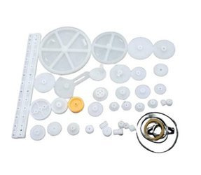 Zestaw kół zębatych plastikowych 34szt