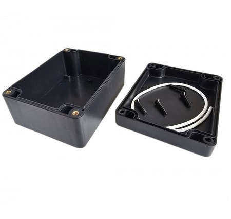 Obudowa hermetyczna OBH84 115x90x55mm czarna IP65 z uszczelką