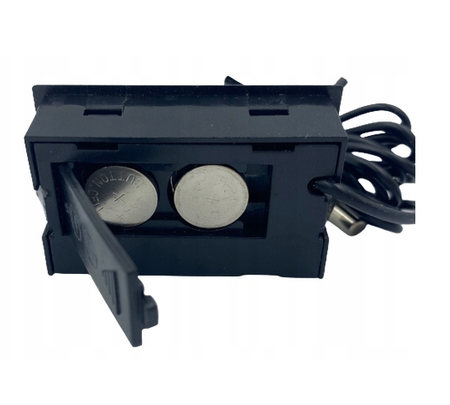 Panelowy termometr LCD od -50°C do 100°C czarny