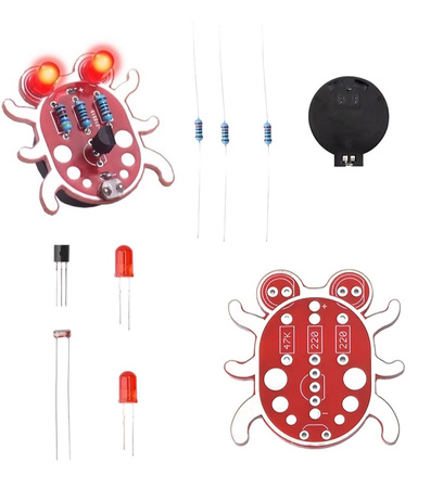 Elektroniczny Świąteczny Zestaw edukacyjny do nauki lutowania DIY