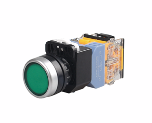 Przełącznik tablicowy monostabilny 22mm 10A 380V zielony