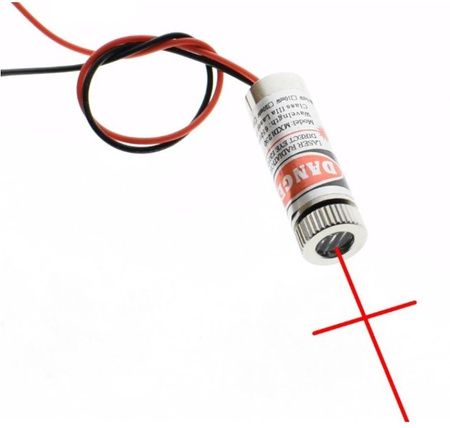 Dioda laserwowa Laser liniowy 650nm 5mW 3-6V czerwony krzyżyk