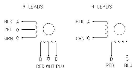 Silnik krokowy 42HW40-0406 200 krok/obr
