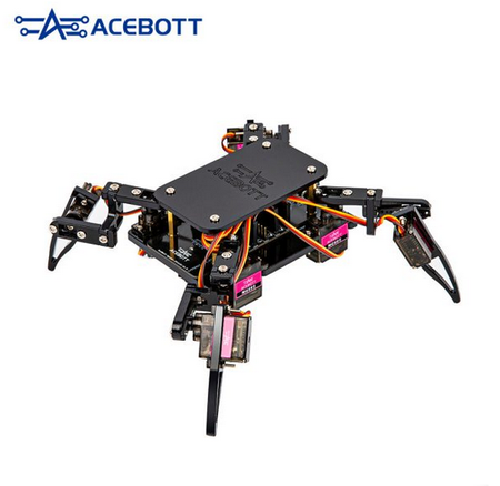 Zestaw edukacyjny Spider Robot Kit DIY STEM Pająk zdalnie sterowany z telefonu