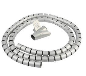 Osłona maskownica organizer kabli 40mm szary dł. 2m