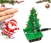 Choinka 3D LED 5V DIY + Mikołaj LED DIY KIT zestaw do nauki lutowania