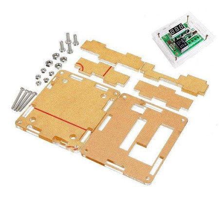 Termostat cyfrowy W1209 12V + obudowa akrylowa