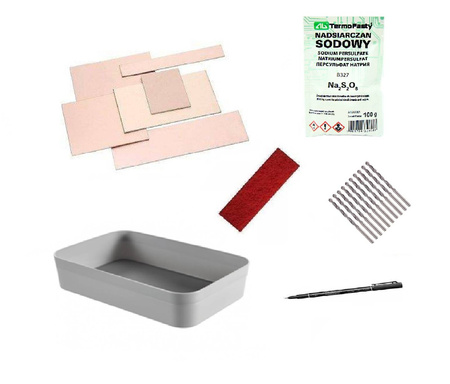 Zestaw do wytrawiania płytek drukowanych