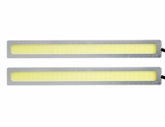 Lampa LED 12V Biała 2x4W 175mm srebrne