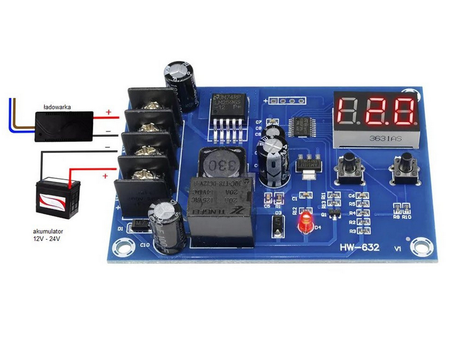 Moduł sterowania ładowarką 12V-24V