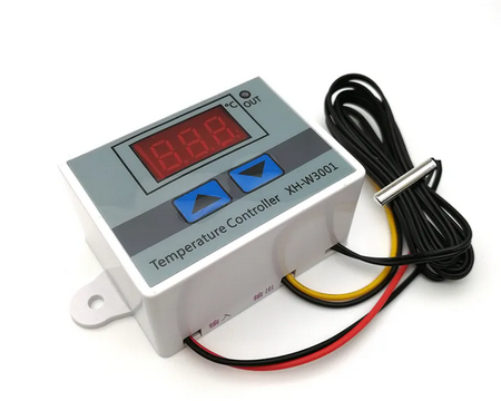 Cyfrowy termostat W3001 regulowany 12V -50C +110C