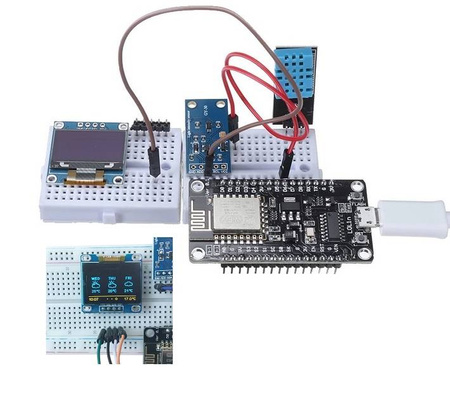 Zestaw edukacyjny Stacja pogody starter KIT kompatybilny z Arduino