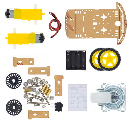 Platforma robota podwozie 2 silniki 2WD