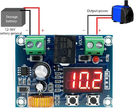Moduł zabezpieczenia akumulatora XH-M609 12-36V