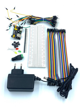 Zestaw prototypowy płytka stykowa MB102 +akcesoria