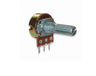 Potencjometr obrotowy 10K Ohm A logarytmiczny L=20mm