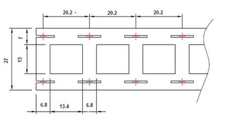Taśma do zgrzewania 2 ogniw 18650 27mm 1m
