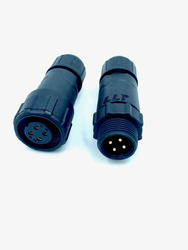 Złącze hermetyczne kpl. wtyk + gniazdo 4 PIN IP68