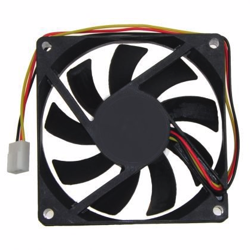 Wentylator 12V 50x50x15 łożysko ślizgowe 3 przewody