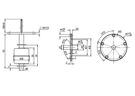 Magnetyczny czujnik poziomu wody MR4759S NC (zamknięty)