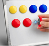 Zestaw 12szt magnesów o średnicy 20mm do tablic/lodówki