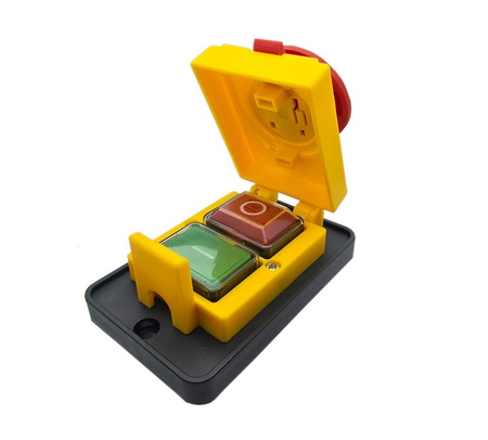 Wyłącznik elektromagnetyczny do wiertarki stołowej YH02-A 5pin 16A/250V z klapką