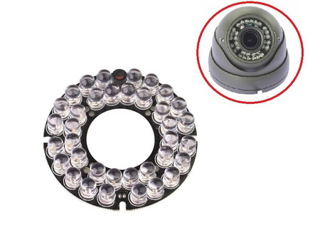 Moduł oświetlenia podczerwienią 36 diod 53mm