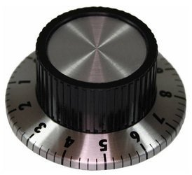 Gałka potencjometru osiowego K3019 ze skalą 6mm