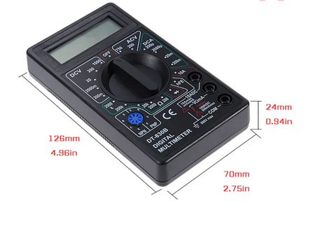Miernik uniwersalny cyfrowy DT 830B multimetr LCD